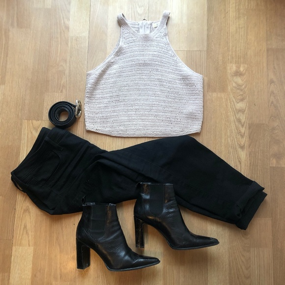 Harlow Retro Style Crochet Tank Top - Picture 1 of 5